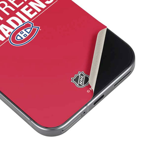 NHL Montreal Canadiens Lineup Pixel 9 Pro XL Skin
